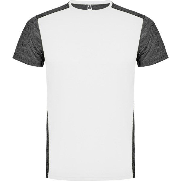 Camiseta Zolder, blanco/negro vigore