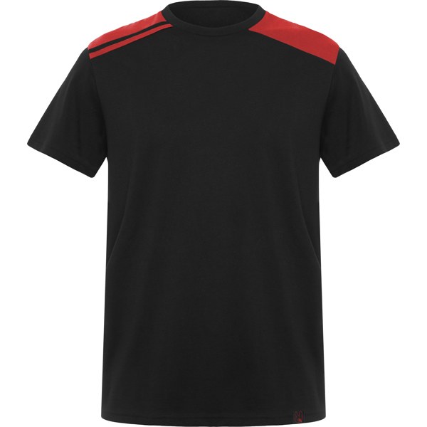Camiseta Expedition, negro/rojo