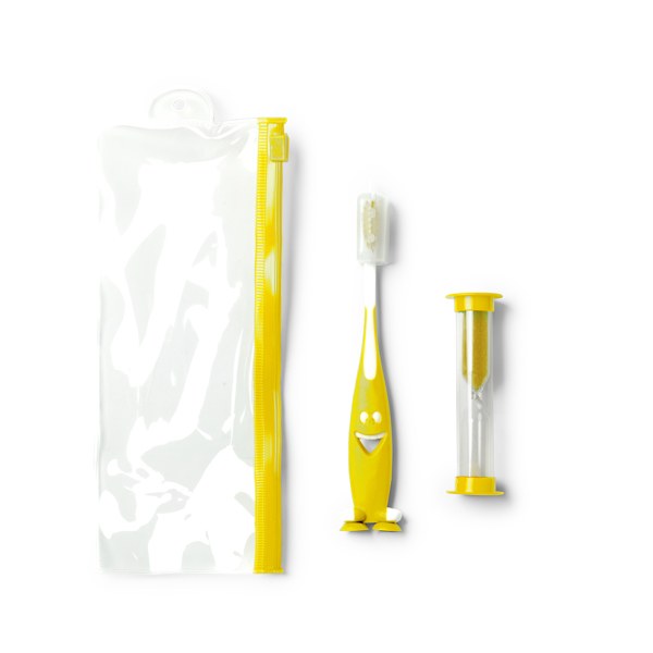 Set Cepillo De Dientes Mesler, amarillo