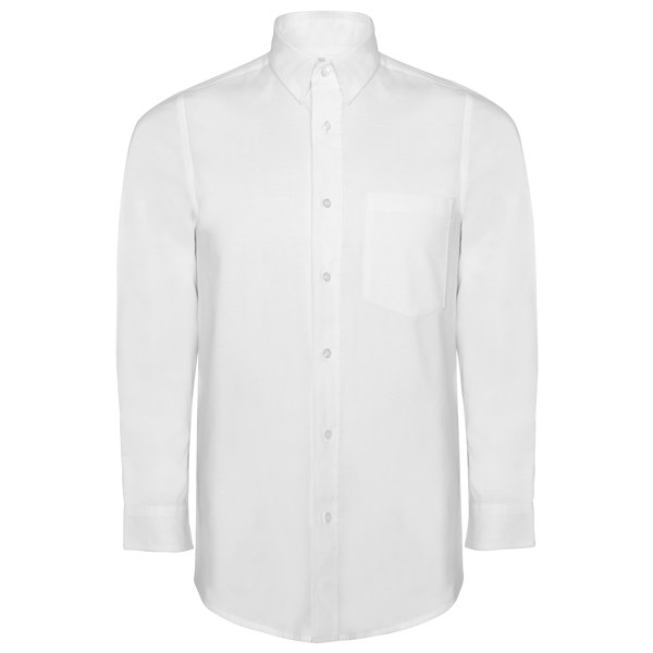 Camisa Oxford, blanco