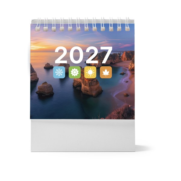 Calendario Sobremesa Dean, blanco