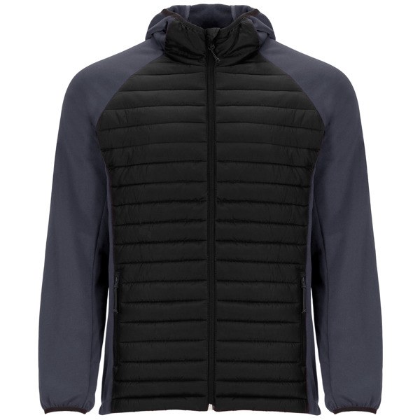 Chaqueta Minsk, negro/plomo