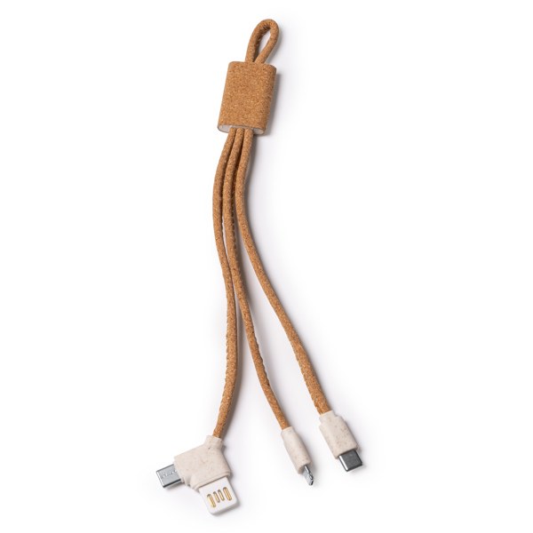 Cable Cargador Sevek Natural, crudo