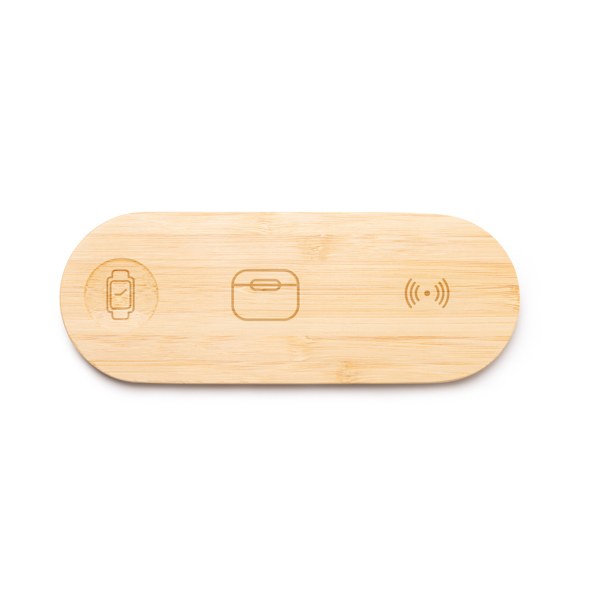 Cargador Inalámbrico Fergus Natural, crudo