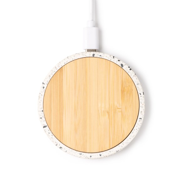 Cargador Inalámbrico Siles Natural, crudo