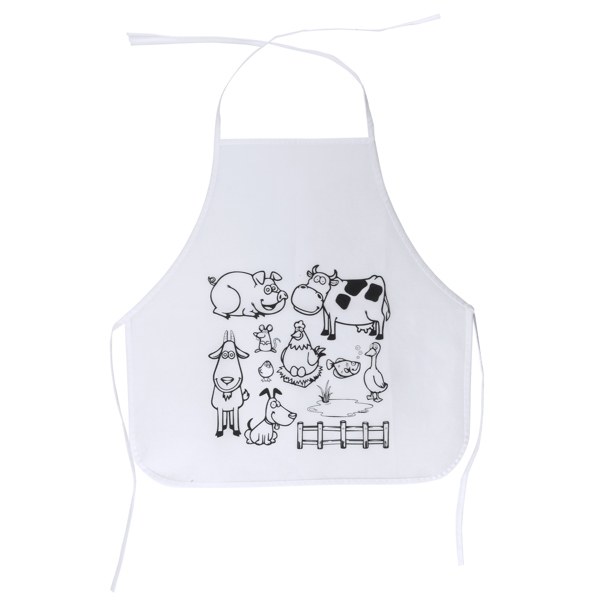 Delantal Niño Pachu, blanco