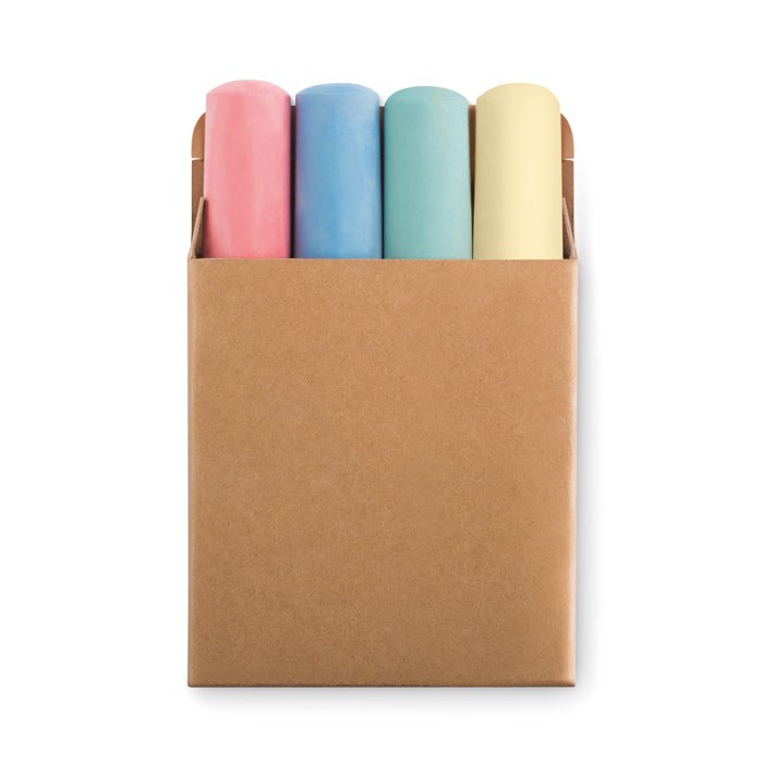 4 tizas de colores, beig