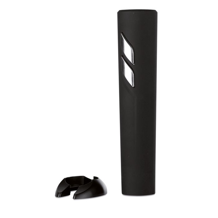 Obridor d'ampolles elèctric, negre