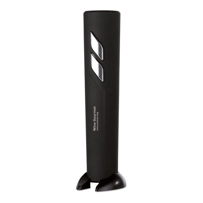 Obridor d'ampolles elèctric, negre