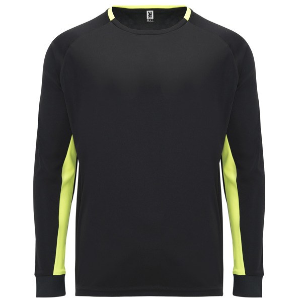 Camiseta Porto, negro/ amarillo fluor
