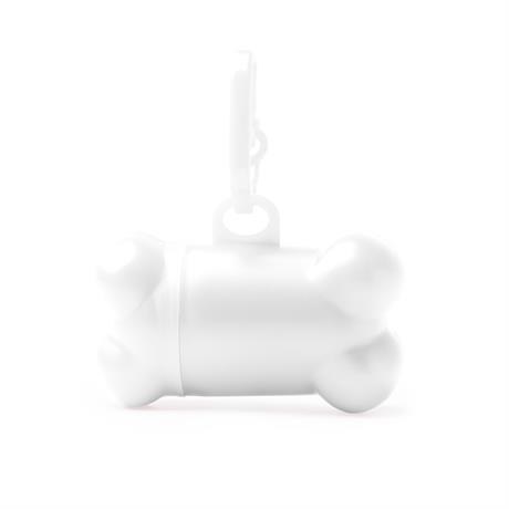 Dispensador Bolsas Para Mascotas Simba, blanco