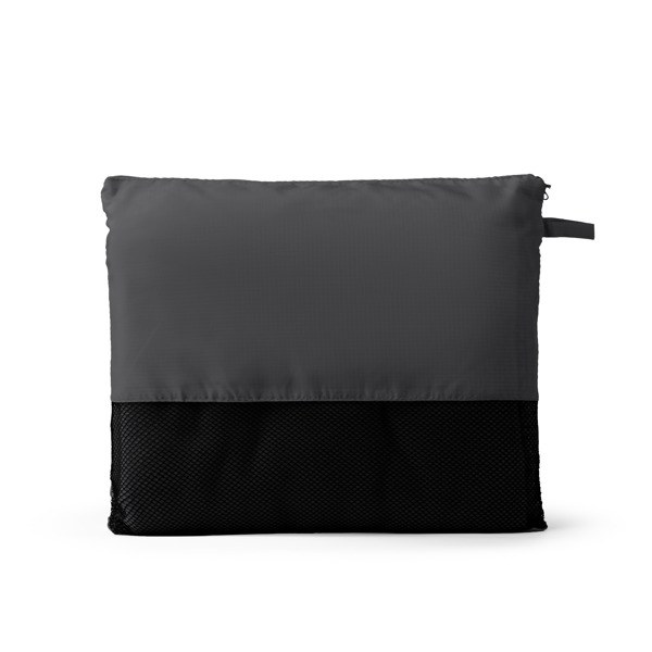 Manta De Forro Polar Con Funda Bering, negro