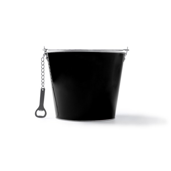 Cubo Con Abrebotellas Lambic, negro