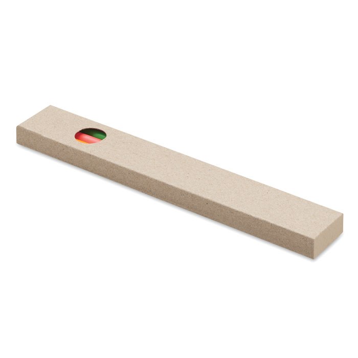 4 lápices de colores en caja, multicolor